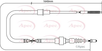APEC Brake Cable CAB1532