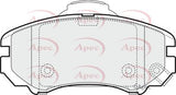 APEC Front Brake Pads PAD1451