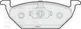 APEC Front Brake Pads PAD1062B