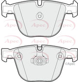 APEC Rear Brake Pads PAD1732