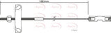 APEC Brake Cable CAB1182