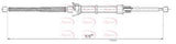 APEC Brake Cable CAB1618