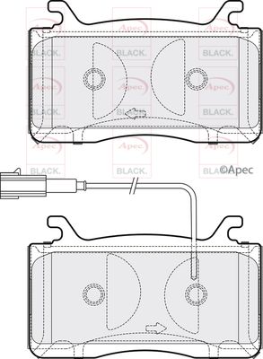APEC Front Brake Pads PAD2206B