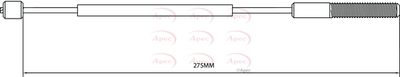 APEC Brake Cable CAB1390