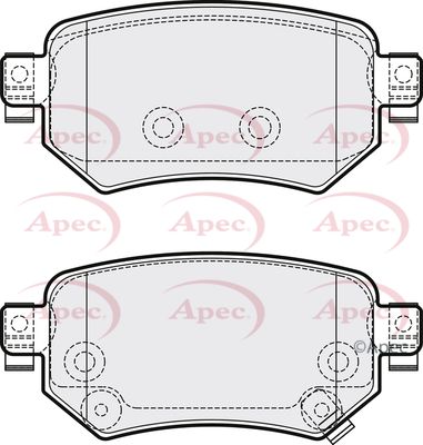 APEC Rear Brake Pads PAD2114