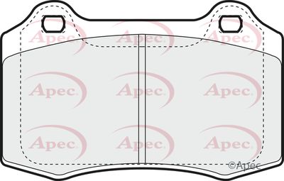APEC Rear Brake Pads PAD1271