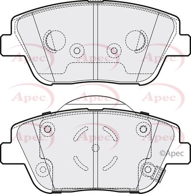APEC Front Brake Pads PAD1755