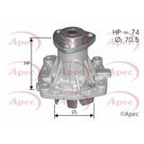APEC Water Pump Wo Back Housing AWP1082