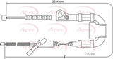 APEC Brake Cable CAB1436