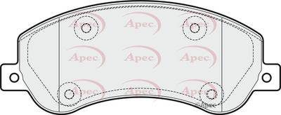 APEC Front Brake Pads PAD1816