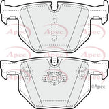 APEC Rear Brake Pads PAD1344