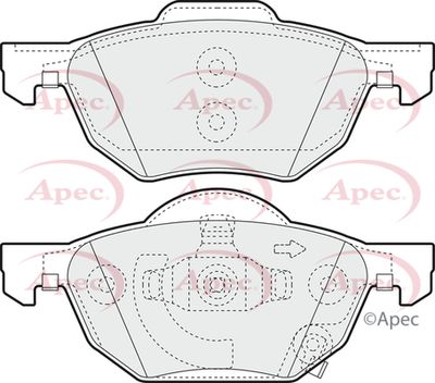 APEC Front Brake Pads PAD1394