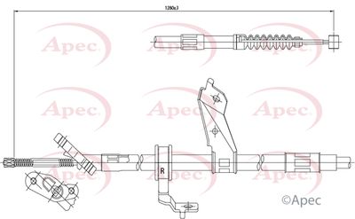 APEC Brake Cable CAB1438