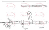 APEC Brake Cable CAB1438