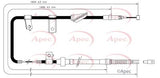 APEC Brake Cable CAB1575