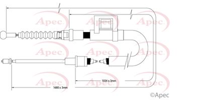APEC Brake Cable CAB1423