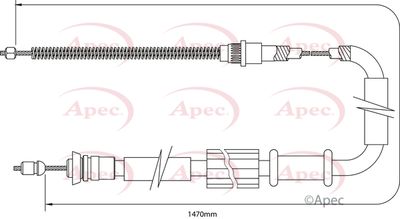 APEC Brake Cable CAB1119
