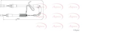 APEC Brake Cable CAB1195