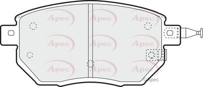 APEC Front Brake Pads PAD1364