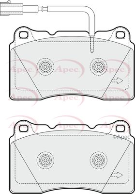 APEC Front Brake Pads PAD1790