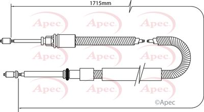 APEC Brake Cable CAB1042