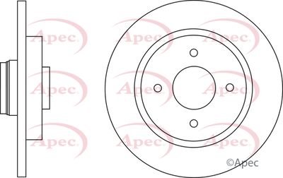 APEC Rear Brake Disc DSK2628