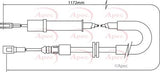 APEC Brake Cable CAB1295