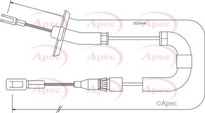APEC Brake Cable CAB1287