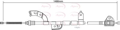 APEC Brake Cable CAB1037