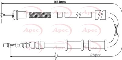 APEC Brake Cable CAB1111
