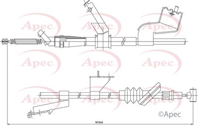 APEC Brake Cable CAB1413