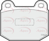 APEC Front Brake Pads PAD1356