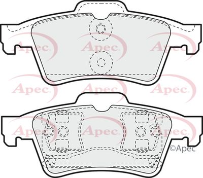 APEC Rear Brake Pads PAD1195
