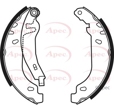 APEC Brake Shoes SHU660