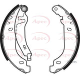 APEC Brake Shoes SHU660