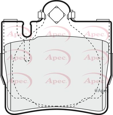 APEC Rear Brake Pads PAD1156