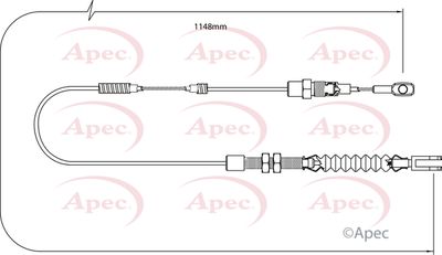 APEC Brake Cable CAB1258