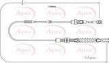 APEC Brake Cable CAB1258