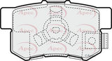 APEC Rear Brake Pads PAD1457