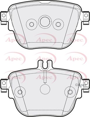 APEC Rear Brake Pads PAD2235
