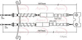 APEC Brake Cable CAB1168