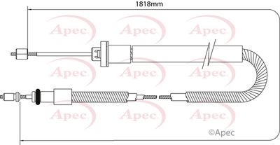 APEC Brake Cable CAB1032