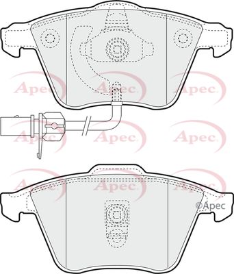APEC Front Brake Pads PAD1299