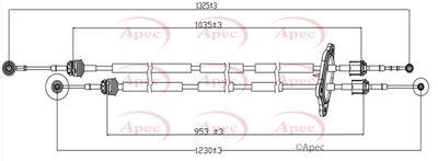 APEC Gear Control Cable CAB7034