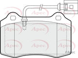 APEC Front Brake Pads PAD1374