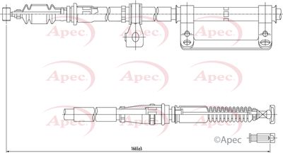 APEC Brake Cable CAB1249