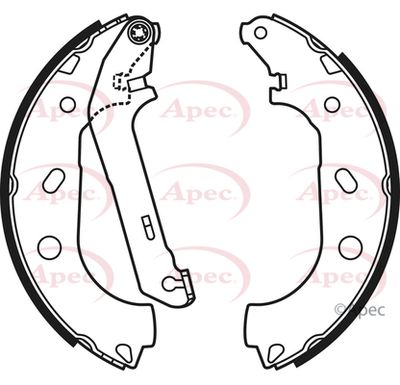 APEC Brake Shoes SHU658