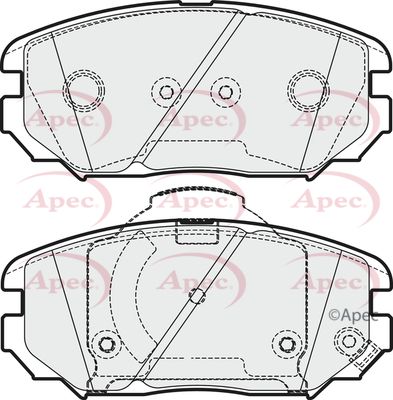 APEC Front Brake Pads PAD1956