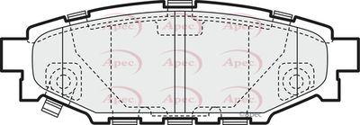 APEC Rear Brake Pads PAD1453