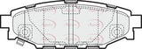 APEC Rear Brake Pads PAD1453
